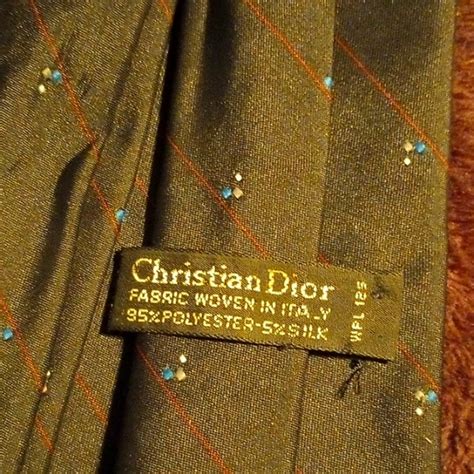 christian dior wpl 125|CHRISTIAN DIOR Monsieur WPL 125 Vintage Rare All Silk .